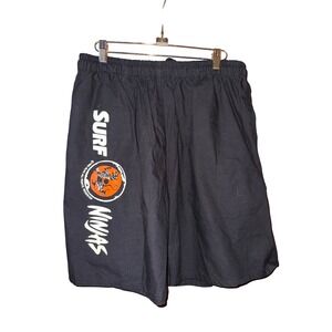 Vtg 1993 Surf Ninjas Movie Promo Shorts New Line Home Video Black One Size Rare